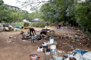 reclaimer baling camp
