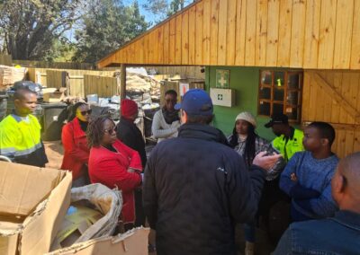 Pikitup informal recycling camp visit